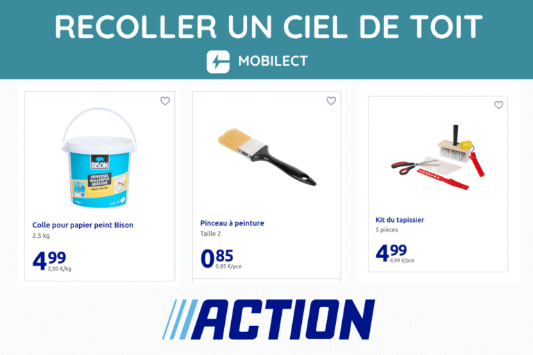 Recoller un ciel de toit pour 10 euros sans le démonter - Mobilect